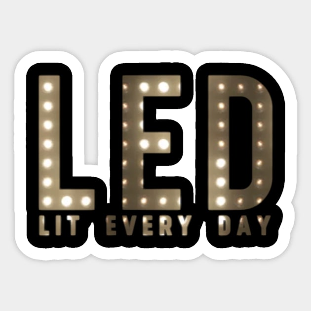 LED Mode - Led Every Day Sticker by Lehjun Shop